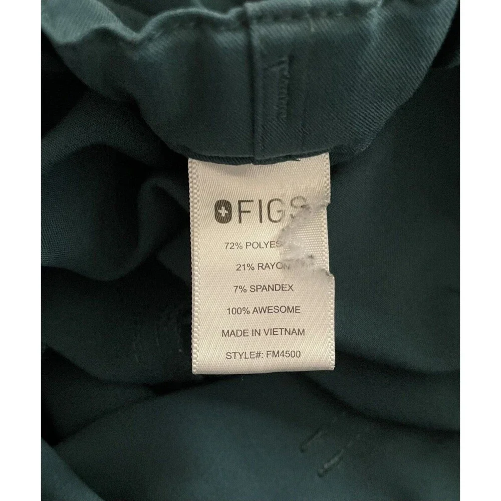 FIGS Pisco Basic Scrub Pants Caribbean Blue FM4500 Size XL X-Large